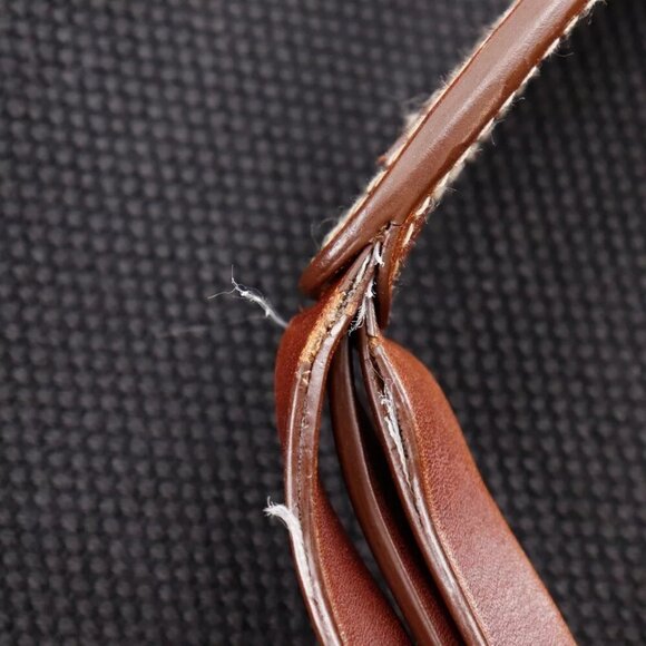 CELINE logo Tote Bag black/Brown canvas Women - Picture 6 of 16